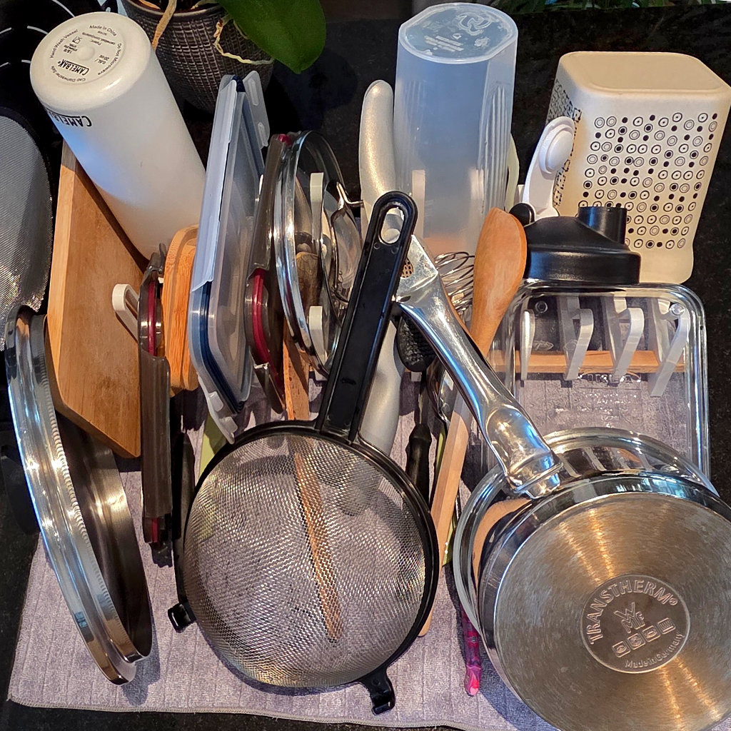 Geschirr Abtropfgestell - Weiss